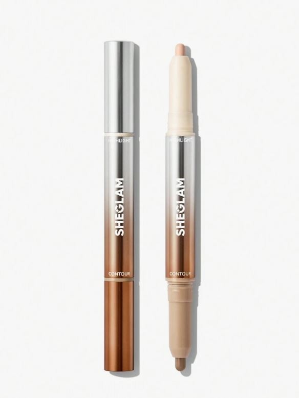 SHEGLAM Fine Line 2-In-1 Nose Contour & Highlight Pen-Umber 2-Color Contour Stick
