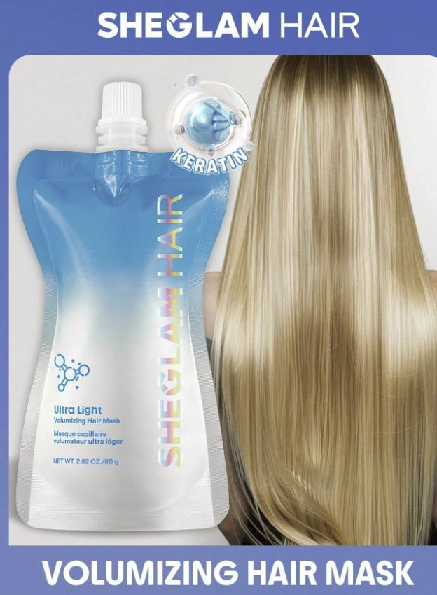 HEGLAM HAIR Ultra Light Volumizing Hair Mask,Reduces Frizz & Flyaways,Boosts Hair Volume