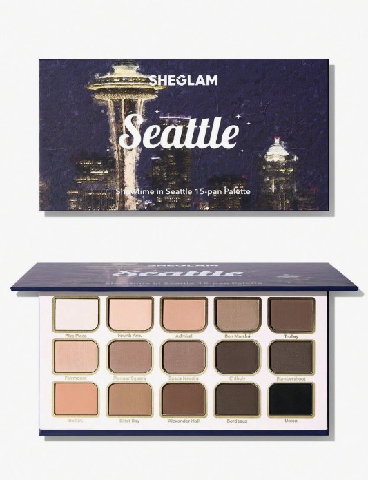 SHEGLAM Showtime In Seattle 15-Pan Palette Father's Day