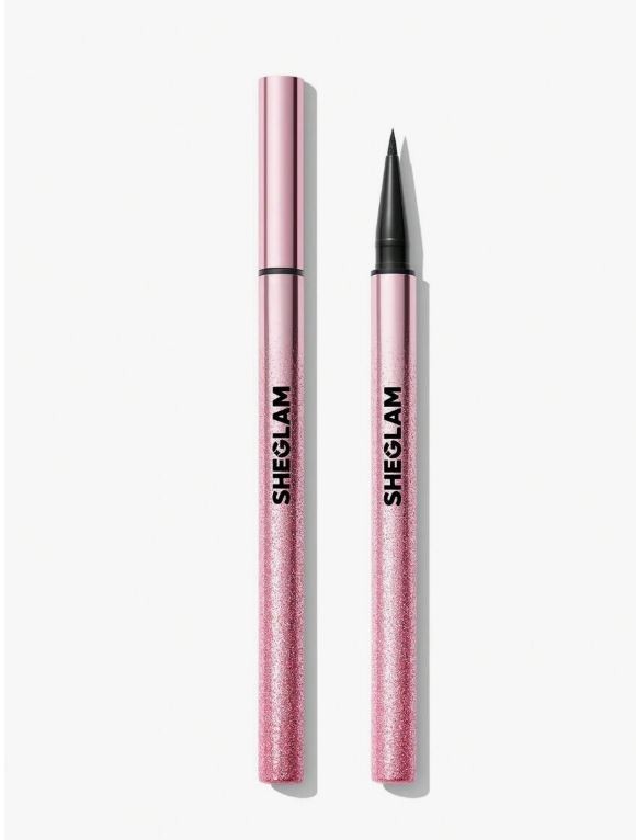 SHEGLAM Rosé Line & Define Waterproof Liquid Eyeliner-Black Henna