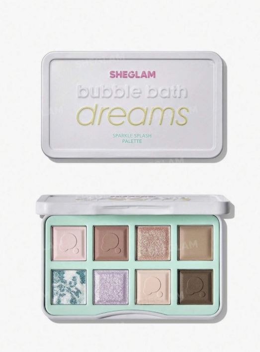 SHEGLAM Sparkle Splash Palette Brand Beauty Makeup Face Paint Cosmetic For Women Girls Perfect For Fall Winter Ideal For Y2K Fancy Fashion Suitable For Birthday Christmas Present Party Ready Best Colo