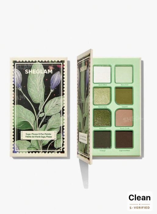 SHEGLAM Sage, Please 8-Pan Palette Brand Beauty Makeup Face Paint Cosmetic For Women Girls Perfect For Fall Winter Ideal For Y2K Fancy Fashion Suitable For Birthday Christmas Present Party Ready Best 