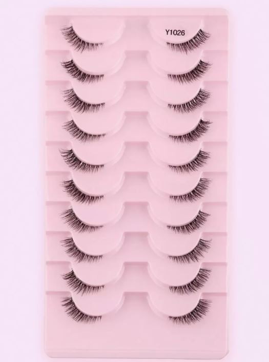 False Eyelashes, 10 Pairs/Box Mini And Cute Super Short Half Eye Lashes