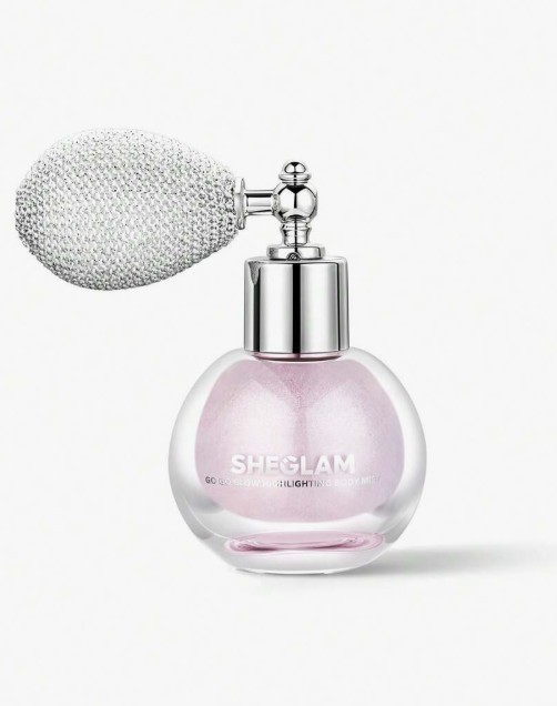 SHEGLAM Go Go Glow Highlighting Body Mist-Love Bomb Body Glitter  Powder