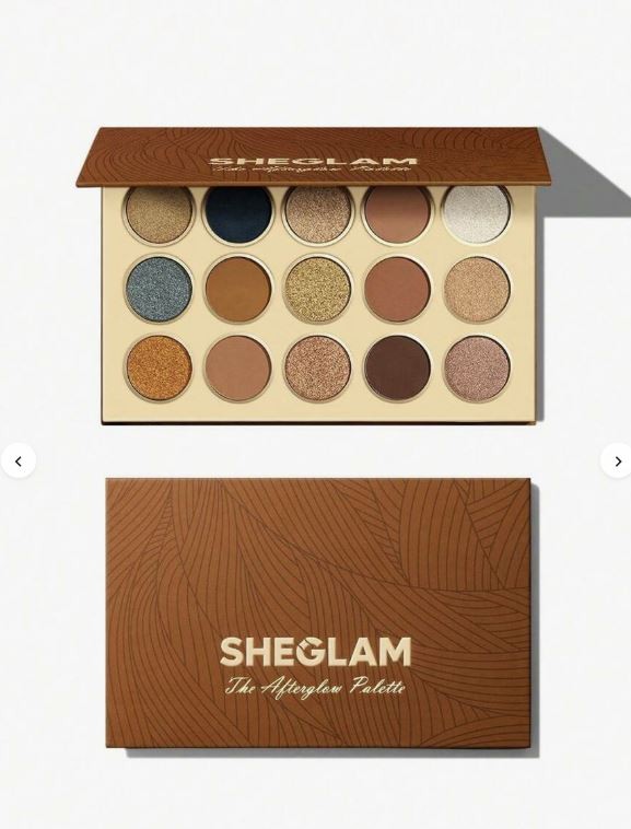 SHEGLAM Afterglow Palette 15-Color Matte Gilding Shimmer