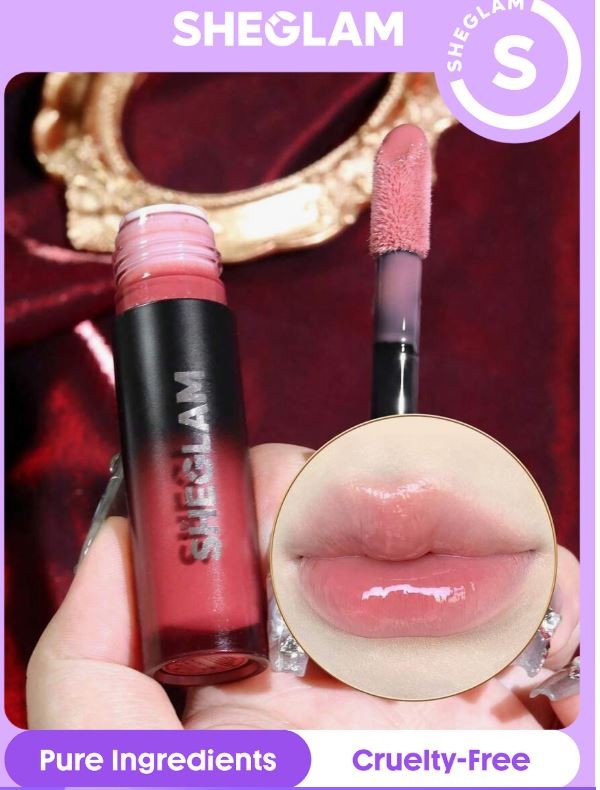 SHEGLAM Ember Rose Immortal Love Nourishing Lip Gloss-Treasure
