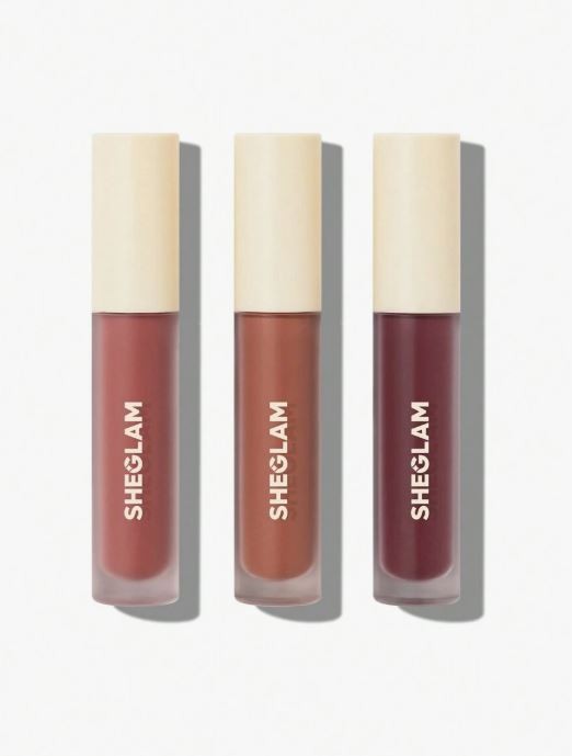 SHEGLAM Matte Allure Mini Liquid Lipstick Set-Feel Real 3 Pcs