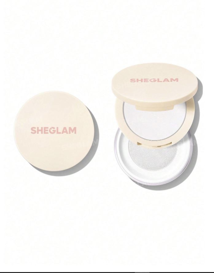SHEGLAM Insta-Ready Ultra-Fine Blur & Lift Setting Powder Duo-Translucent Brand Beauty Makeup Face Paint Cosmetic For Women Girls Perfect For Fall Winter Ideal For Y2K Fancy Fashion Suitable For Birth