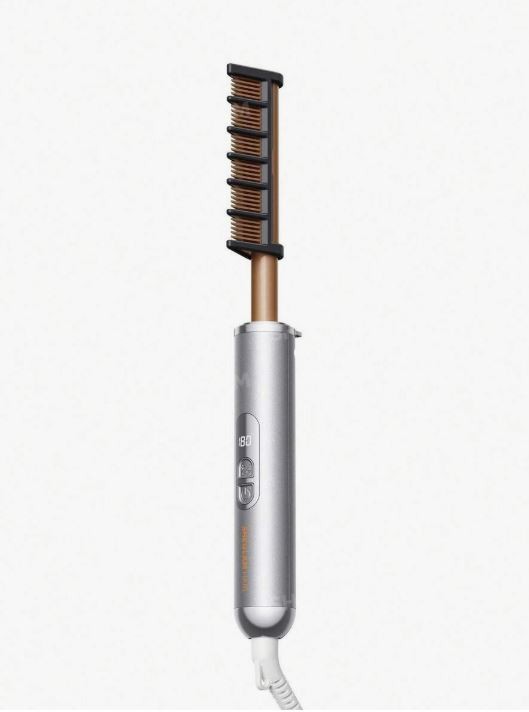 SHEGLAM HAIR Anti-Burn Hot Comb,Heating Hair Straightener Comb,Hot Pressing Brush