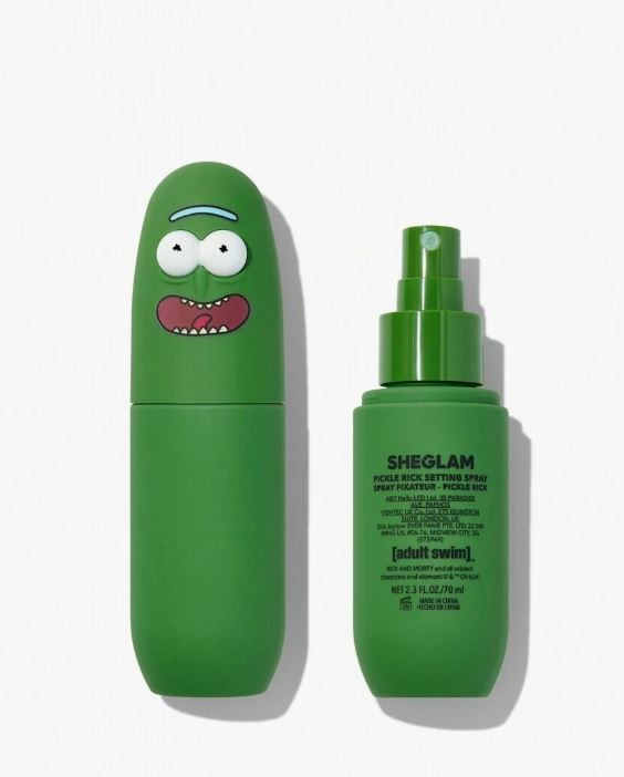 Rick and Morty X SHEGLAM Pickle Rick Setting Spray Moisturizing Long Lasting Fixer Spray