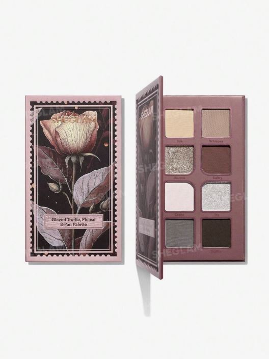 SHEGLAM Glazed Truffle, Please 8-Pan Palette Brand Beauty Makeup Face Paint Cosmetic For Women Girls Perfect For Fall Winter Ideal For Y2K Fancy Fashion Suitable For Birthday Christmas Present Party R